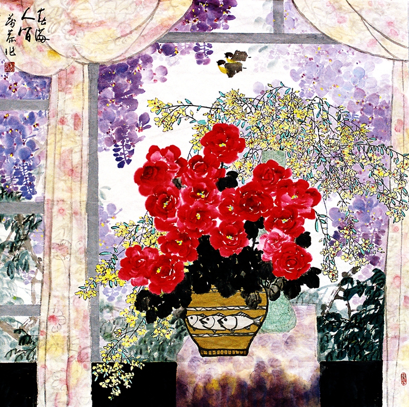 春满人间120×120cm