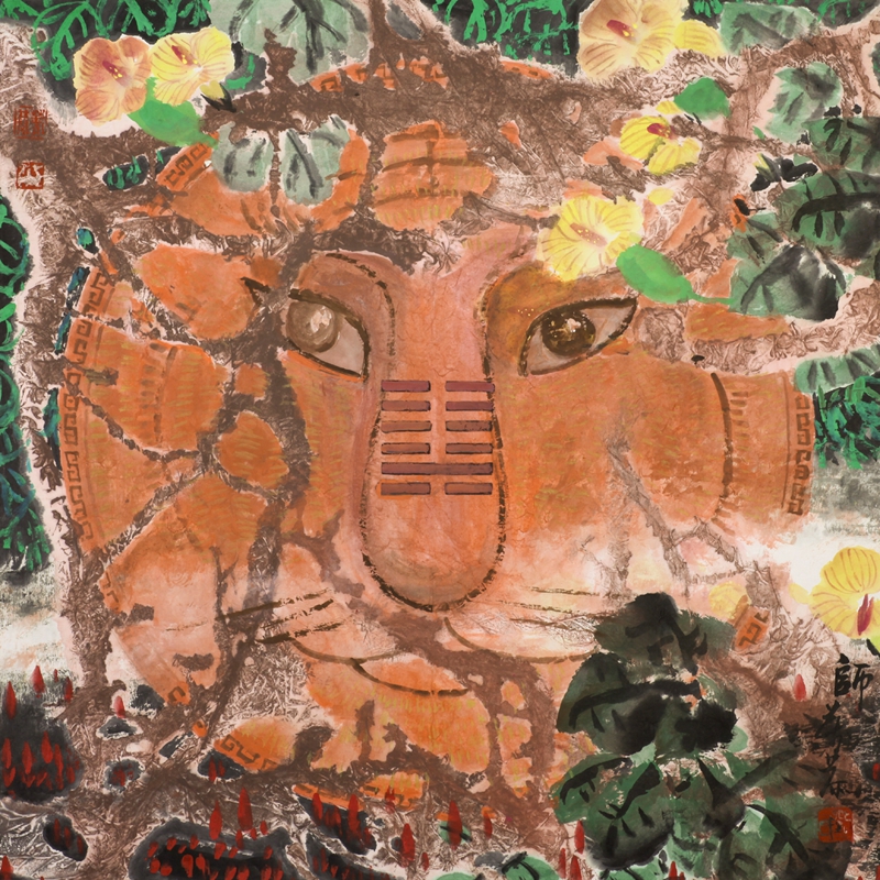 师  师出以律64×64cm