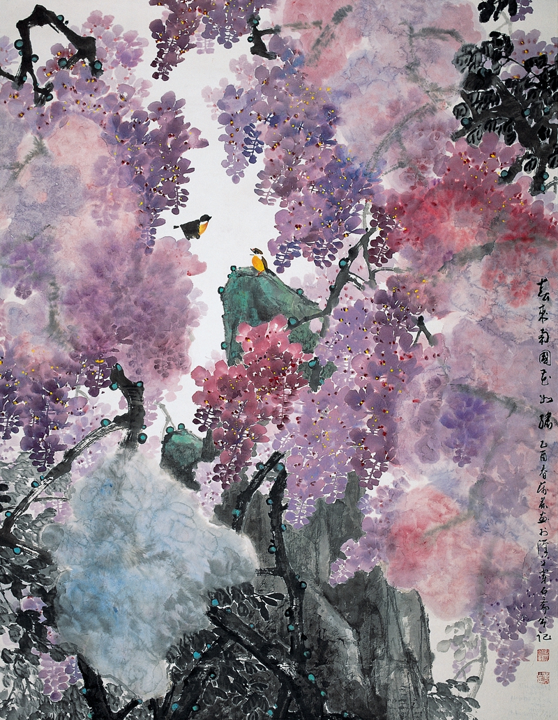 春来南国花如绣180×142cm